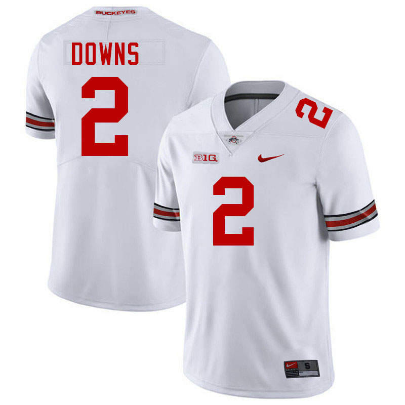 Caleb Downs Ohio State Buckeyes Jersey College Football Uniforms-White